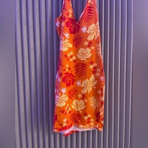Tropical mini dress